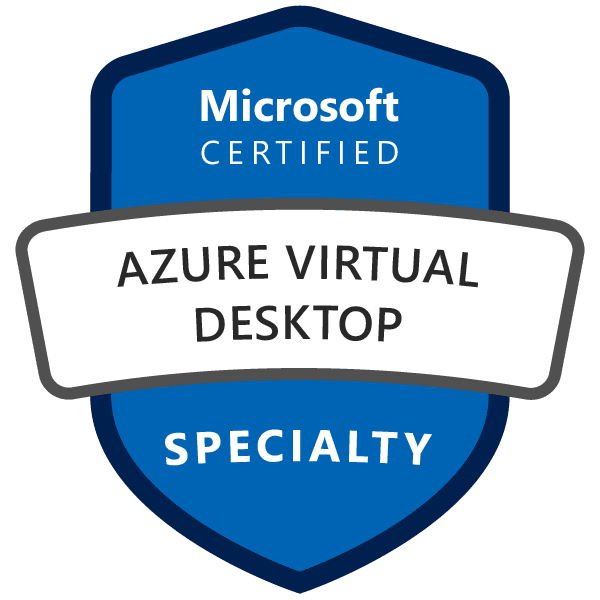 Microsoft Certified: Azure Virtual Desktop Specialty